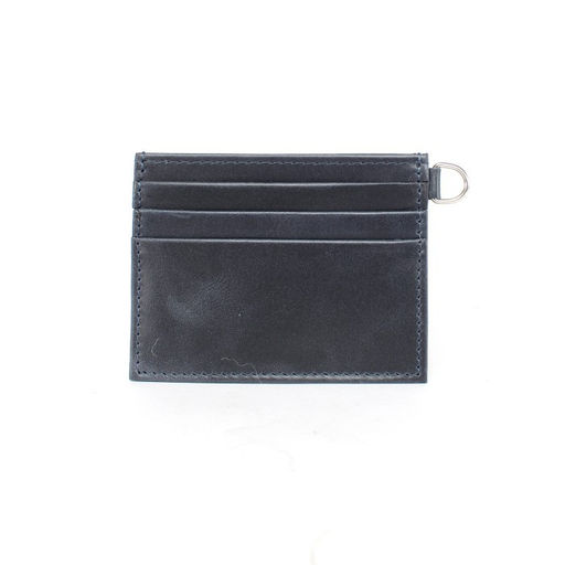 Визитница-кардхолдер Croco-ВК-215 н/к, 1отд, 3карм, синий пулл-ап (85) 261072  фото 2