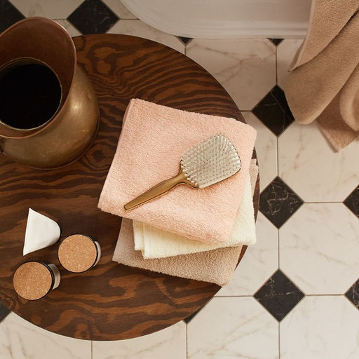 Полотенце махровое Экономь и Я 50*90 см, цв. бежевый, 100% хлопок, 320 гр/м2  фото 13