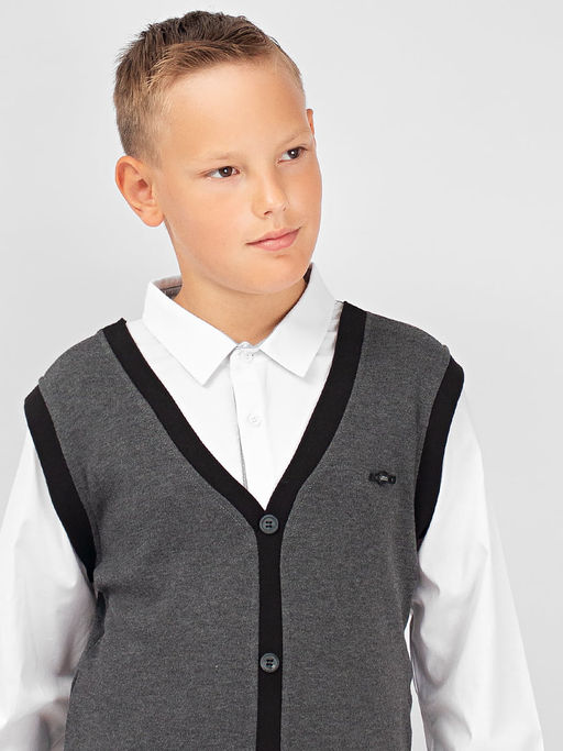 Джемпер-обманка для мальчика Соль&Перец уценка  фото 4