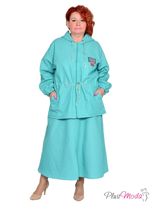 Юбка Модель №1903 размеры 44-84 - Plusmoda фото 3