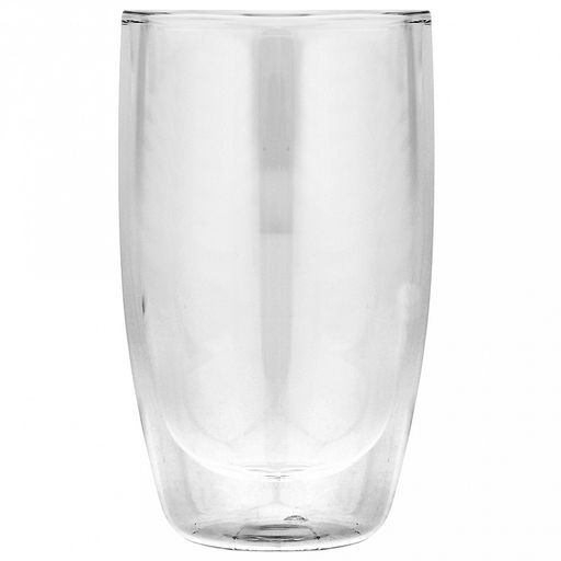 Стакан стеклянный Самбо 480мл, с двойными стенками, д8,3см, h14,8см, д/горла 8см, д/основания 5,3см (Китай) Цена указана за штуку. В коробке 3 штуки. - Домашняя мода фото 4