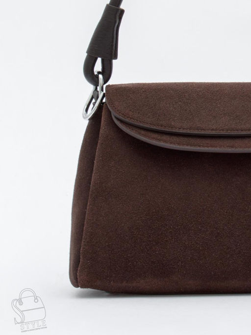 Сумка женская кожаная 2617Y coffee Polina&Eiterou