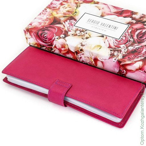 Женская кожаная визитница Sergio Valentini СВ 8142-075  фото 8