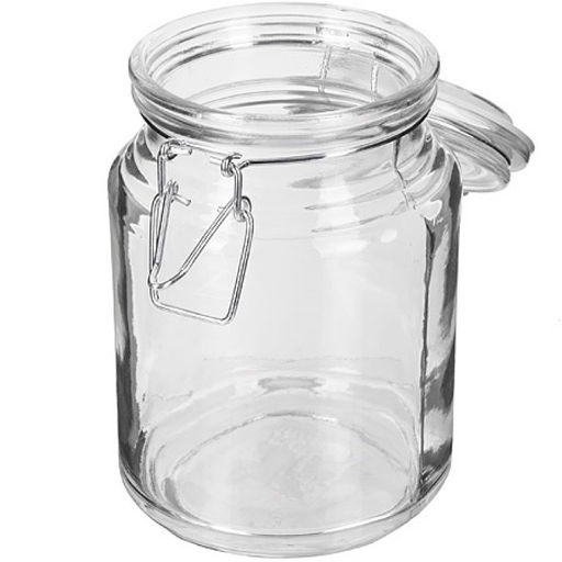 Банка стеклянная (с бугельным замком, стекл.крышкой) 0.7л - Спарк фото 2