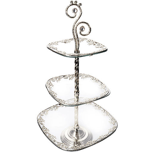 30830 Конфетница 3-х ярусная 30х29,5х57см MB (х6) - Mayer&boch фото 2