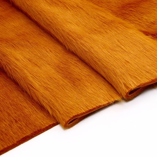 Лоскут c мехом на трикотажной основе, 50 50 см, цвет терракотовый - Страна карнавалия фото 3