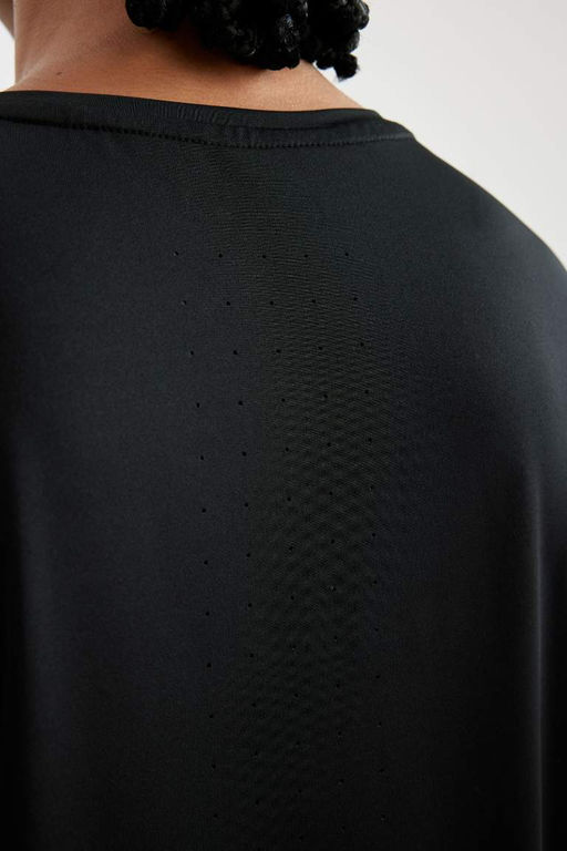 DeFactoFit Спортивная футболка стандартного кроя с круглым вырезом и короткими рукавами  фото 7