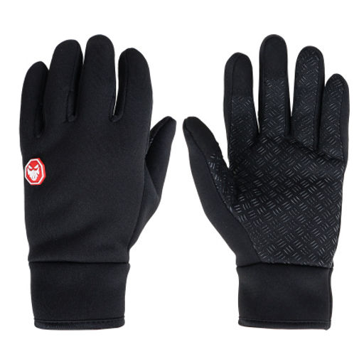 Велосипедные перчатки PARTIZAN теплые осень/зима /A0021 / Размер M / Цвет: Черные /уп 100/ - Галеонтрейд фото 3