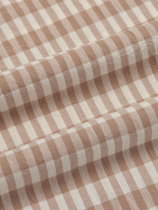 Пододеяльник евро Этель Beige cage, 200220 см, жатый хлопок  фото 6