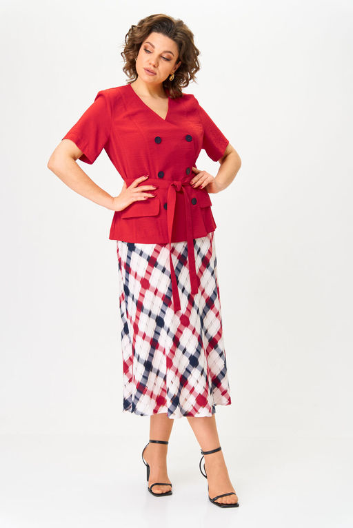 Костюм Anastasia Mak 1259 кремовый  фото 439