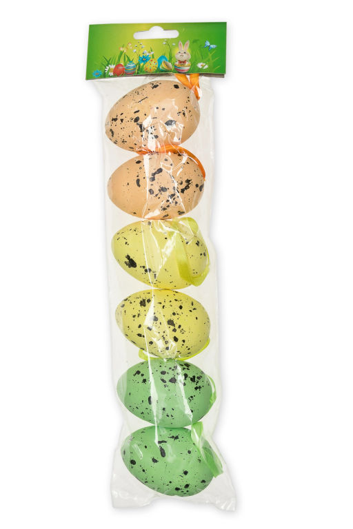 Пасхальный декор "Яйца" 6,5 см (6 шт) SF-7862, №5