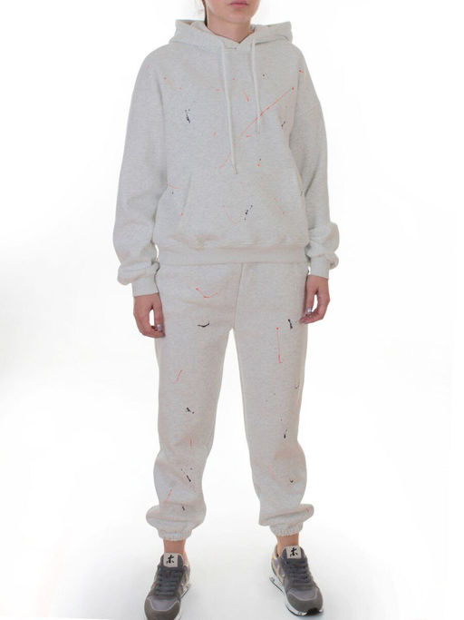 006 LT. GRAY Костюм спортивный зимний женский (95% хлопок, 5% полиэстер)