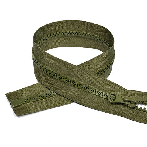 Молния Mzip трактор №5 1 замок усил.зв., 60см, цв.F327 оливковый уп.10шт