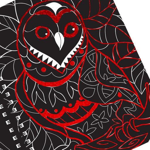 Творческая книга Гравюры. Красный фон с голографией, 14 стр. - Буква-ленд фото 4