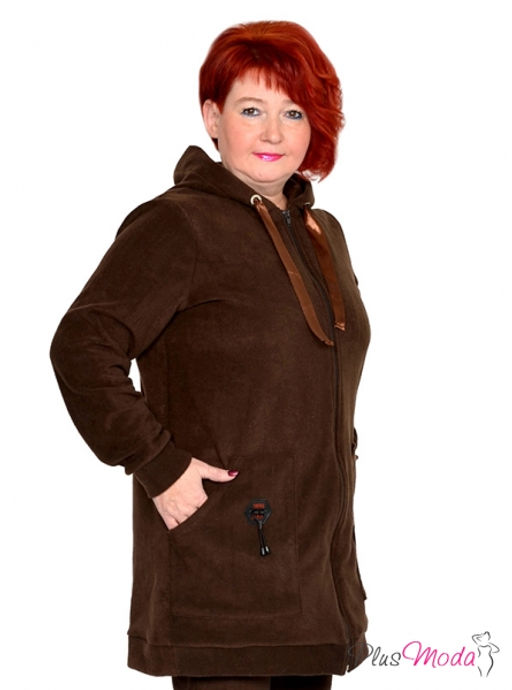 Толстовка Модель №1442 размеры 44-84 - Plusmoda фото 6