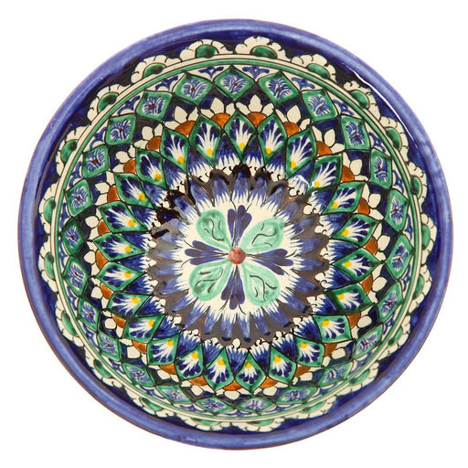 Бульонница узбекская Риштанская Керамика, 1 л, d=18 см, МИКС