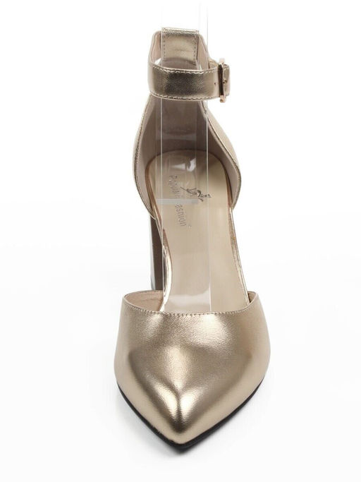 06-A71A-82-PD GOLD Туфли женские (натуральная кожа)