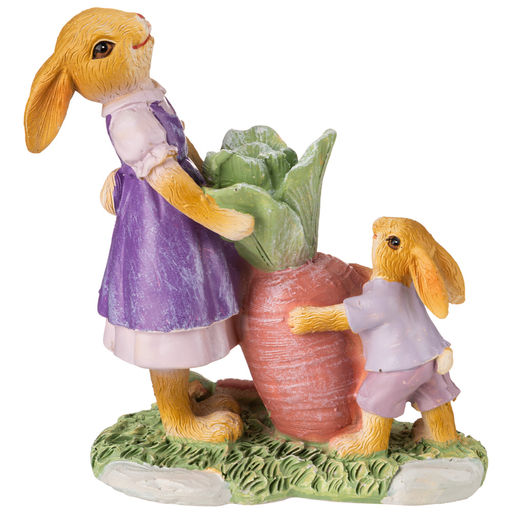 СТАТУЭТКА КРОЛИКИ 12,5Х6,5Х13 СМ - Lefard фото 3