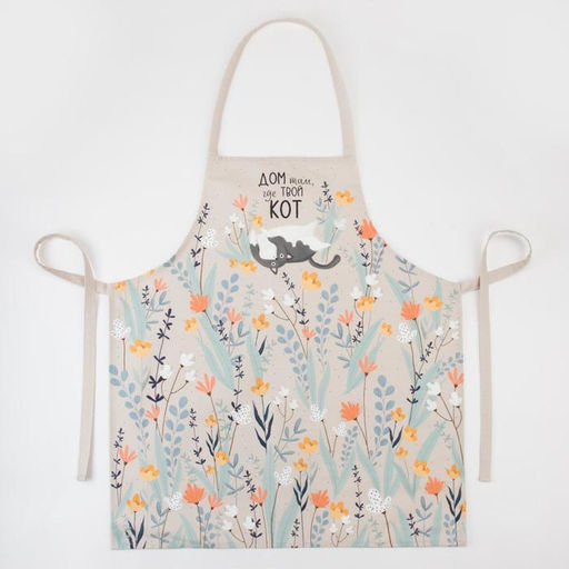 Фартук Этель Meow 60х70 см, 100% хл, саржа 190 г/м2  фото 2