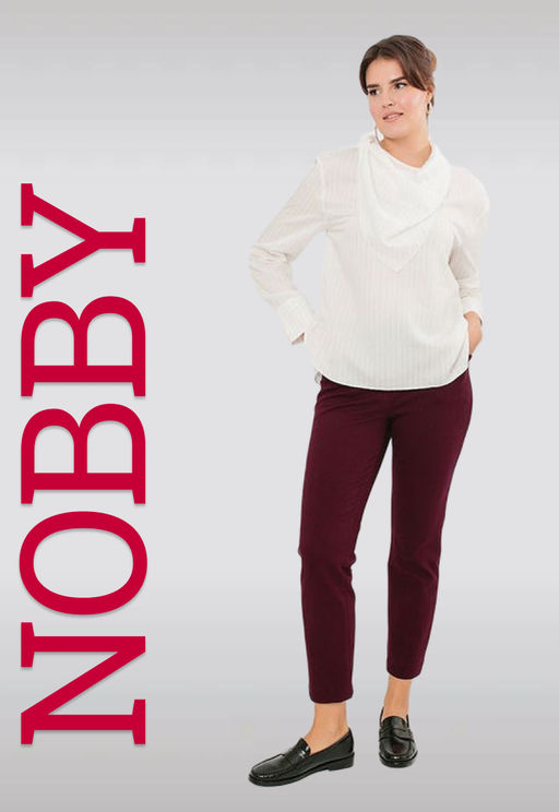 NOBBY Женские брюки 791-548/3 (амарант вельвет)