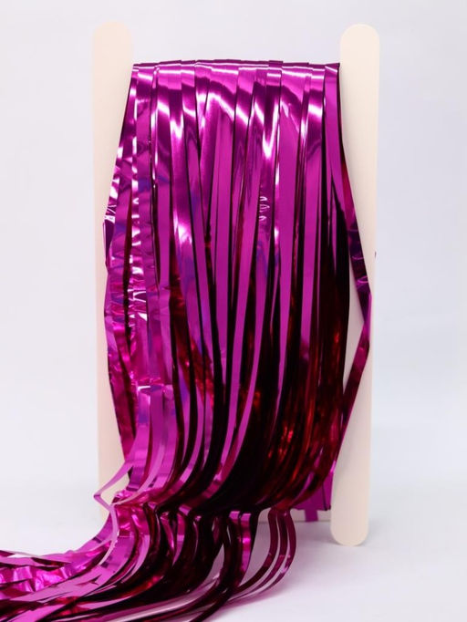 Праздничный занавес, дождик для фотозоны "Rain", fuchsia (100*200 см)