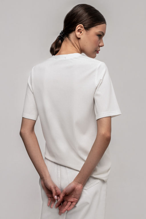 Арт. 3402/1 Футболка женская 44-52 (5 шт) Цвет:белый - Калинка фото 2