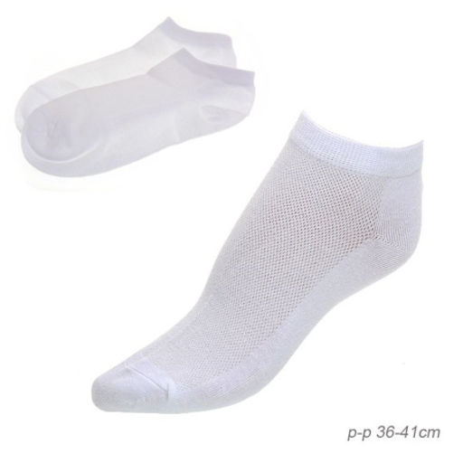 Носки женские р. 36-41 набор 12 штук / B562 /уп 30/100/белые - ГалеонТрейд фото 3