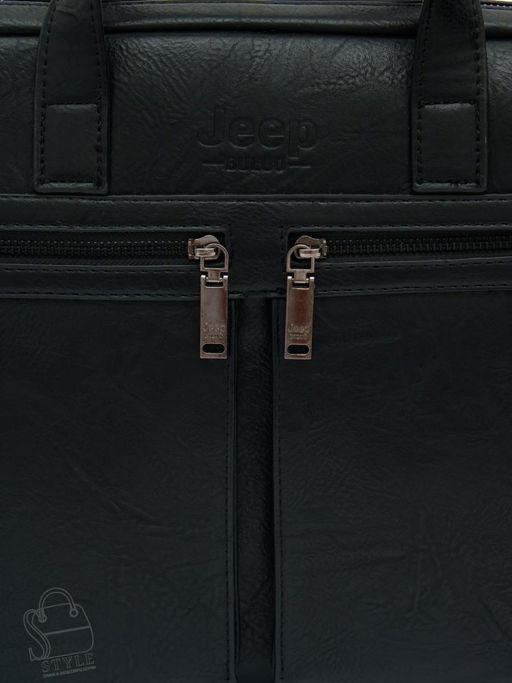 Портфель мужской 6677-3 black Jeep - S-style фото 5