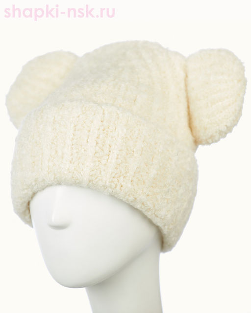 03018 BKE Чебурашка букле Шапка флис (52-56)