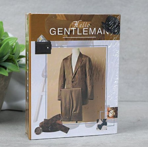 Фотоальбом 100 фото 10х15 Джентльмен / 9556 /уп 96/ (Бордовый) - Галеонтрейд фото 2