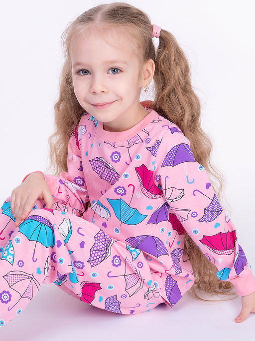 BK3010PJ.С2 Пижама для девочки - Almond фото 6