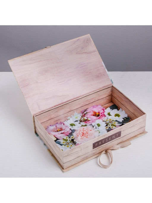 Коробка‒книга, упаковка подарочная, «Only for you», 20×12.5×5 см
