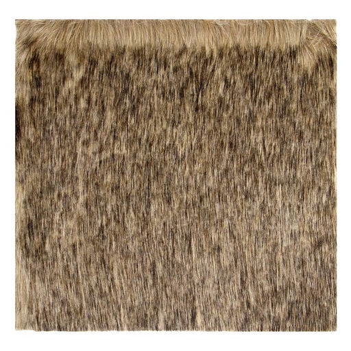 Ткань для рукоделия, мех длинноворсовой на трикотажной основе, цвет меланж, лоскут 50×50 см