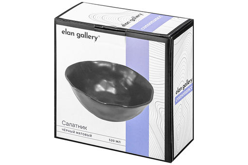 Салатник 15,2*15,2*6,5 см 520 мл Консонанс черный матовый - Elan gallery фото 8
