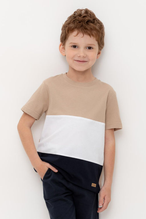 КР 302171/темно-бежевый к569 фуфайка (футболка) для мал - Crockid фото 10