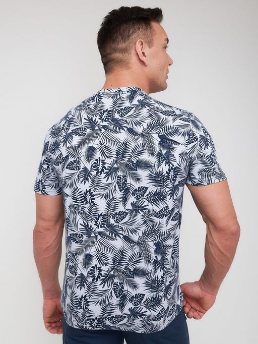 Футболка муж.арт.869/1-1,серо-синяя - Binita фото 3