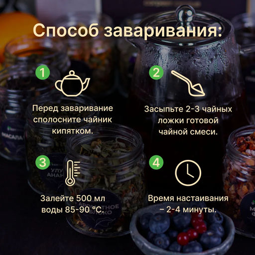 Набор из 12 банок с чаями GreenFormula  фото 8