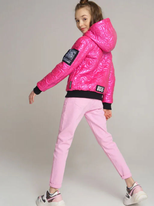 PlayToday / Куртка текстильная с полиуретановым покрытием для девочек  фото 4