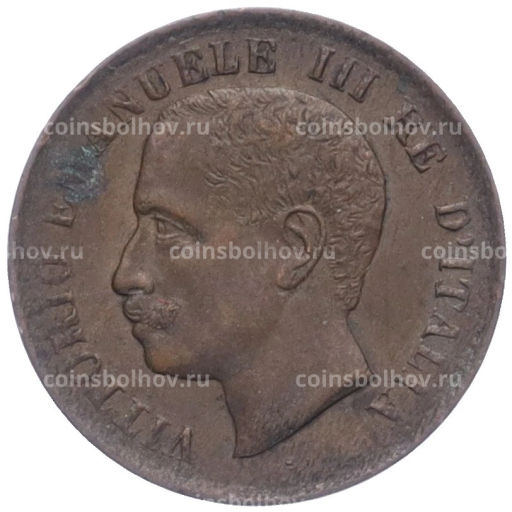 Монета 1 чентезимо 1904 года Италия