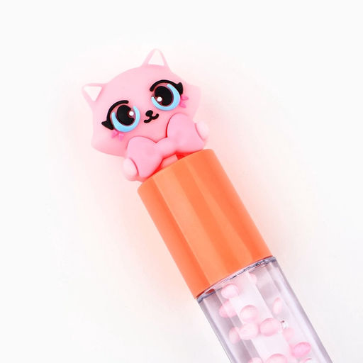 Блеск для губ «Кошечка» для девочек, тон прозрачный, 8 мл МИКС