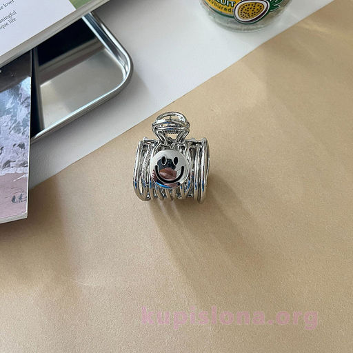 Заколка-краб Silver smile - Купи слона фото 2