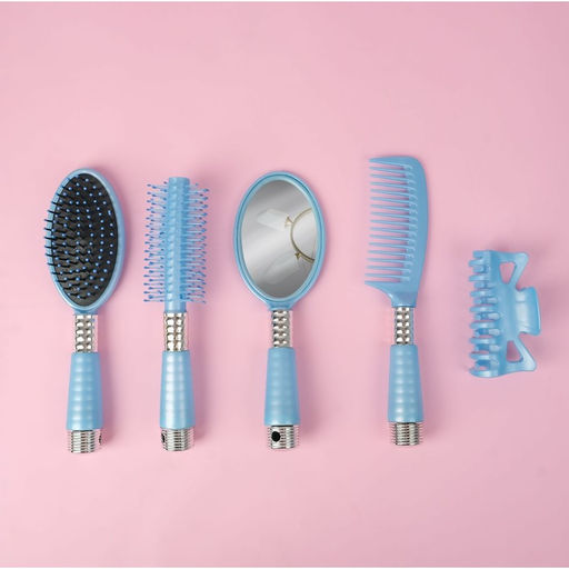 Цена за 2 шт. Набор парикмахерский, 20(±1) см, 5 предметов, МИКС