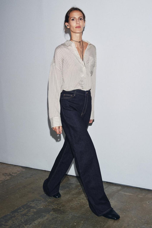 ZW COLLECTION HIGH-WAIST WIDE-LEG JEANS