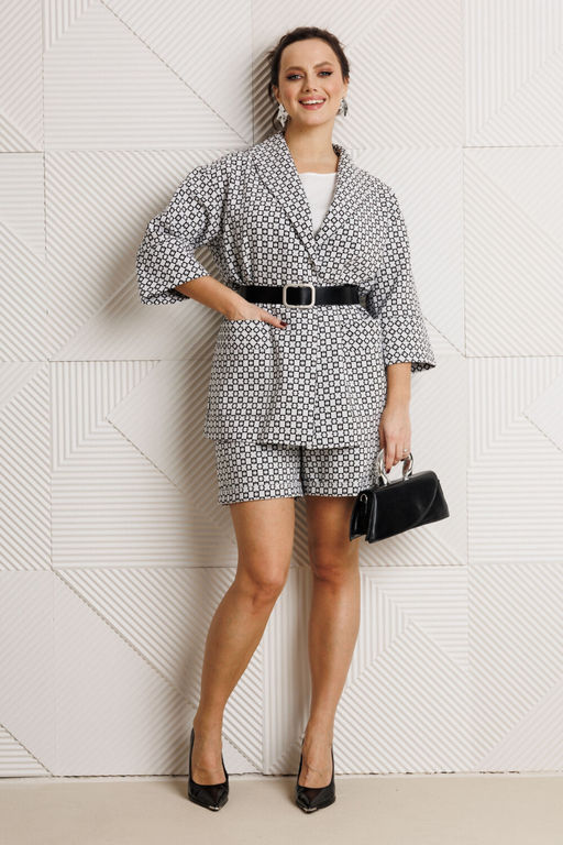 Костюм Mubliz 304 черно-белый