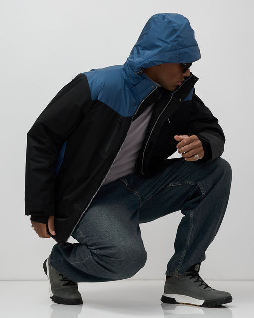 Горнолыжная куртка мужская зимняя черного цвета 7611Ch - Mtforce фото 10