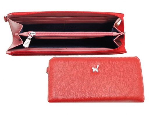 Женский кожаный кошелек на молнии Sergio Valentini СВ 3156-070