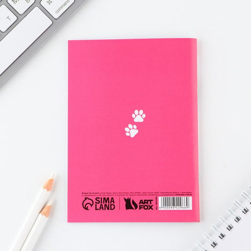 Блокнот А6, 24 листа, в клетку Кошки - Artfox фото 5