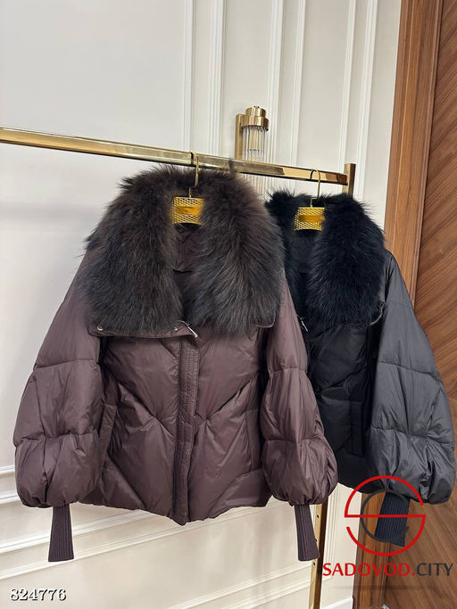 Куртка-еврозима с меховым воротником