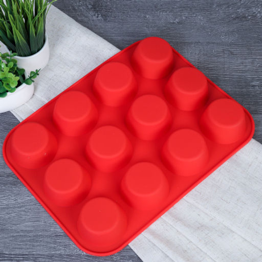 Форма для выпечки 12 ячеек силиконовая / HL-321 / уп 200/ 29x22x3 см/0,145/ - ГалеонТрейд фото 2