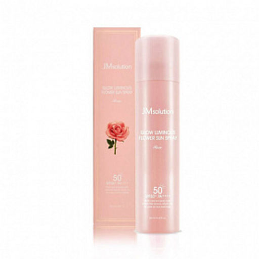 Солнцезащитный спрей JMSolution Glow Luminous Flower Sun Spray Rose (180 мл)  фото 3